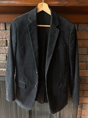 AllSaints Kiels Corduroy Blazer Black